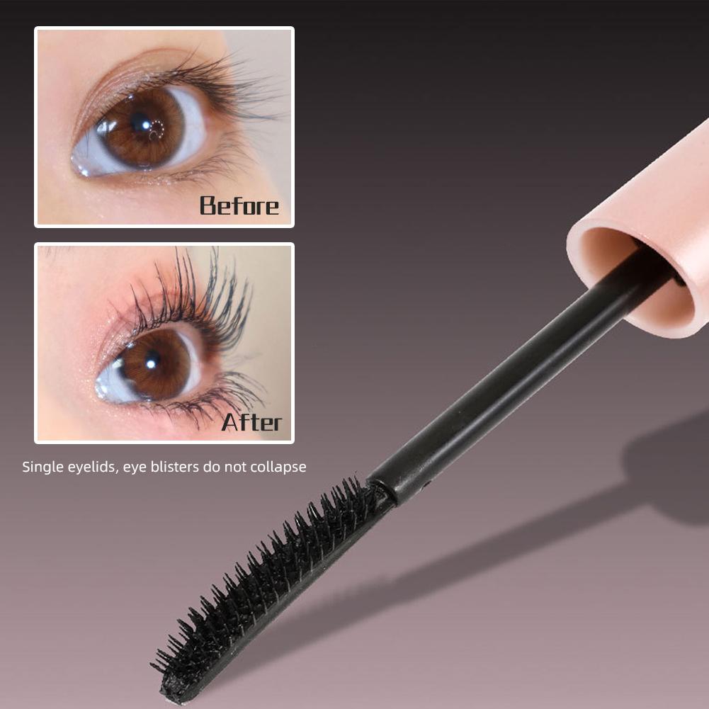 Máscara de pestañas gruesa y delgada, resistente al agua, resistente al sudor, que no se mancha, de larga duración, que da forma y riza, para mujeres, maquillaje de ojos, cosméticos #470224