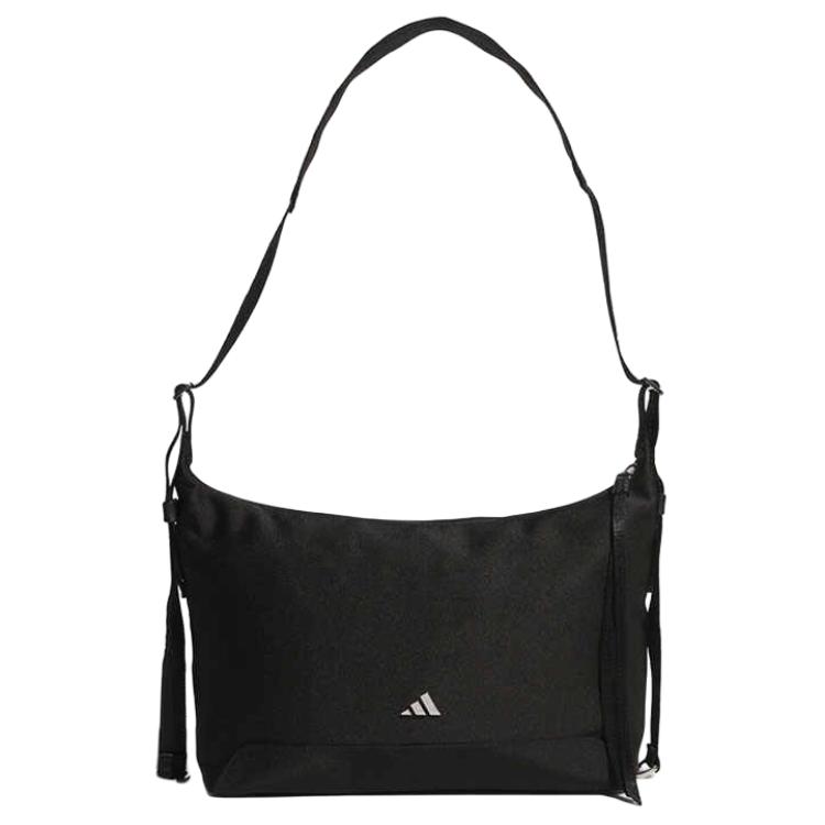 Adidas Brand Logo Polyester Crossbody Shoulder Bag Women Bags Black KT0850
