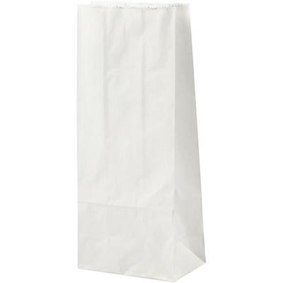 Solid White Bag with Rectangular Bottom. Ref 23374