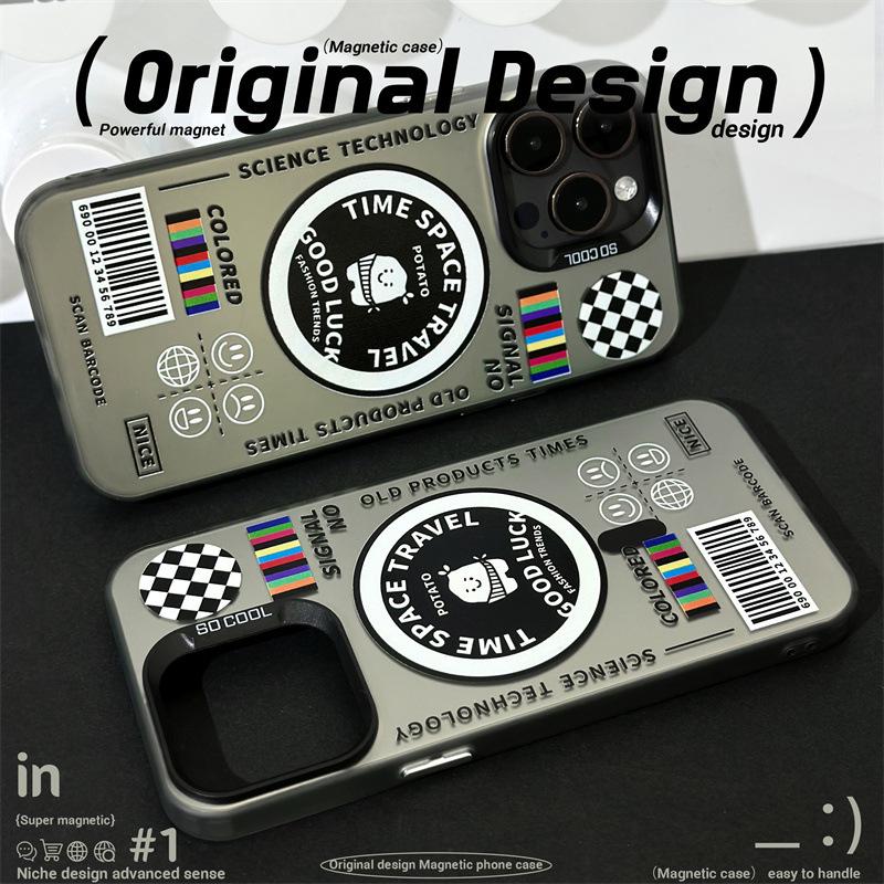 Magnetyczne matowe laserowe etui Zhitai dla iPhone 12/13/14 i Huawei P70