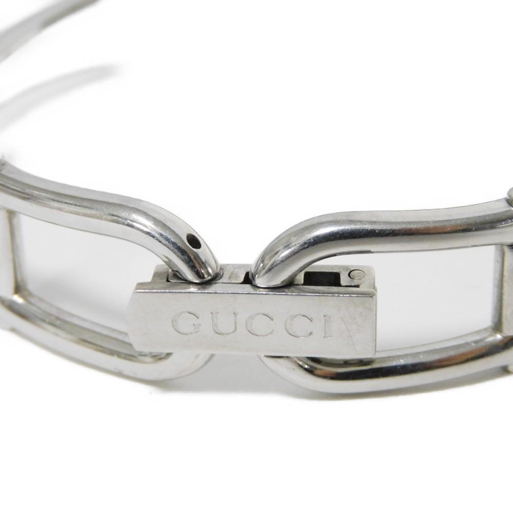 Used 9539 Bangle Watch 1500L 7975 Black Dial Quartz Stainless Steel Women's from Japan AUTHENTIC