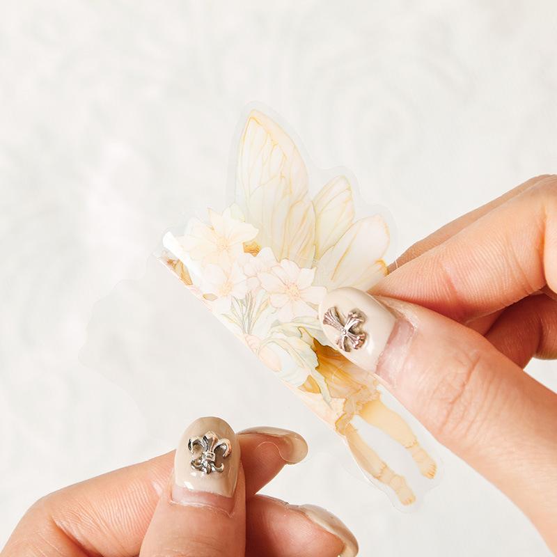 30-Piece Fairy & Angel Character Stickers, Magical Fantasy Designs, for Journal Decoration & DIY Crafts