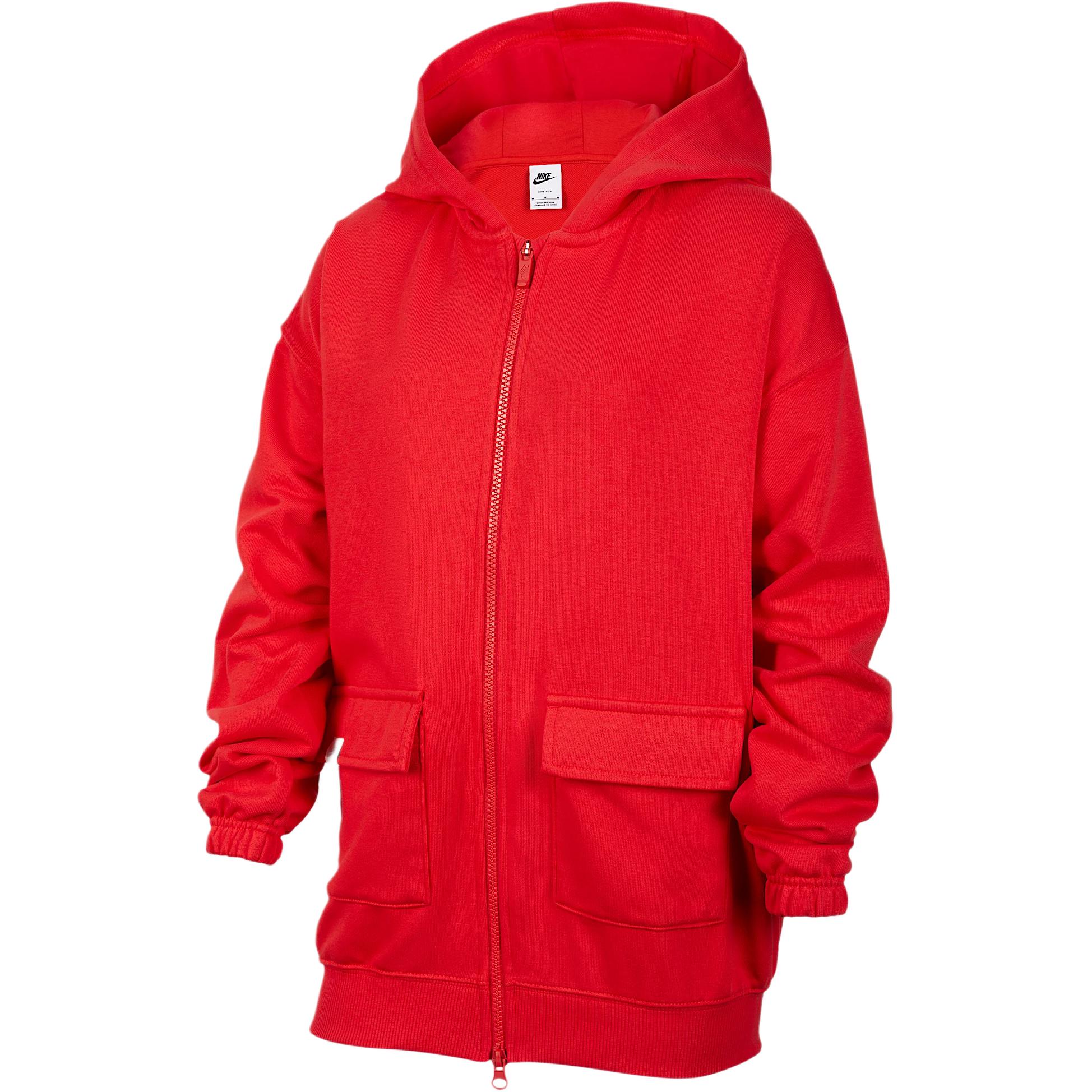 

Nike G NSW DF FLC Худи оверсайз для танцев Удобные детские куртки Красный FZ5549657 XL