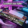 Custom Name Personalized Demon Slayer Pattern Mousepad, Laptop PC Desk Mat, Decorative Desk Mat for Home Keyboard Pad Gift