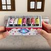1 Set 1/12 Dollhouse Ice Cream Cabinet Simulation Dessert Mini Food Kitchen Toy Miniature Furniture Supermarket Freezer Gift