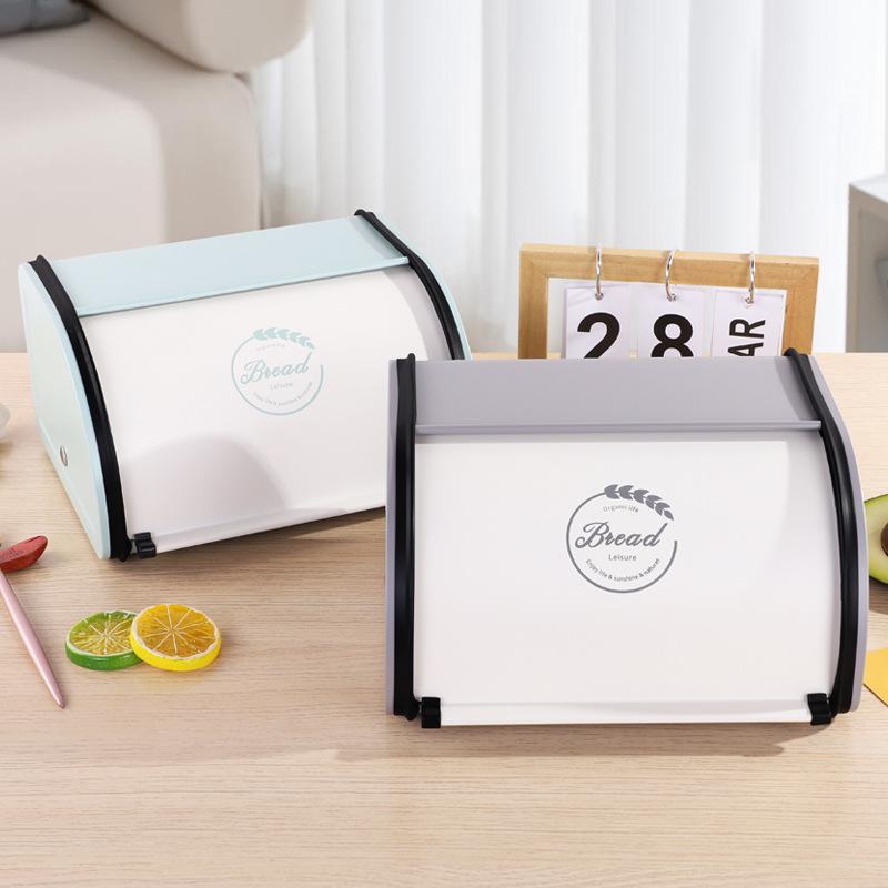 Nordic Retro Bread Box: Stylish Tableware and Baking Storage Rack
