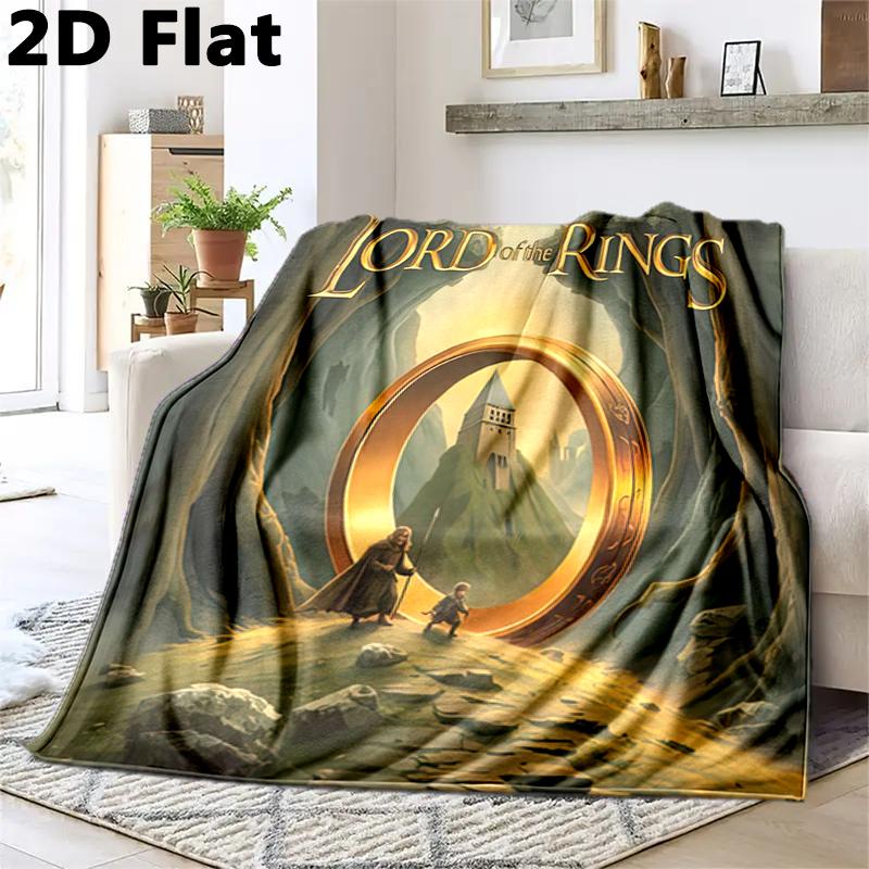 1PC The Lord of the Rings blanket, all-season lightweight home office outdoor nap multifunctional blanket, Christmas gifts