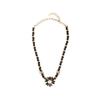 Chanel Exquisite, Fashionable, Elegant and Versatile Necklace for Women, Black/gold