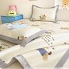 Premium End Animated Ice Silk Bed Mat Summer Cool Down Sleeping Mat Bed Adult Child Washable Cooling Bed Pad and Pillowcases