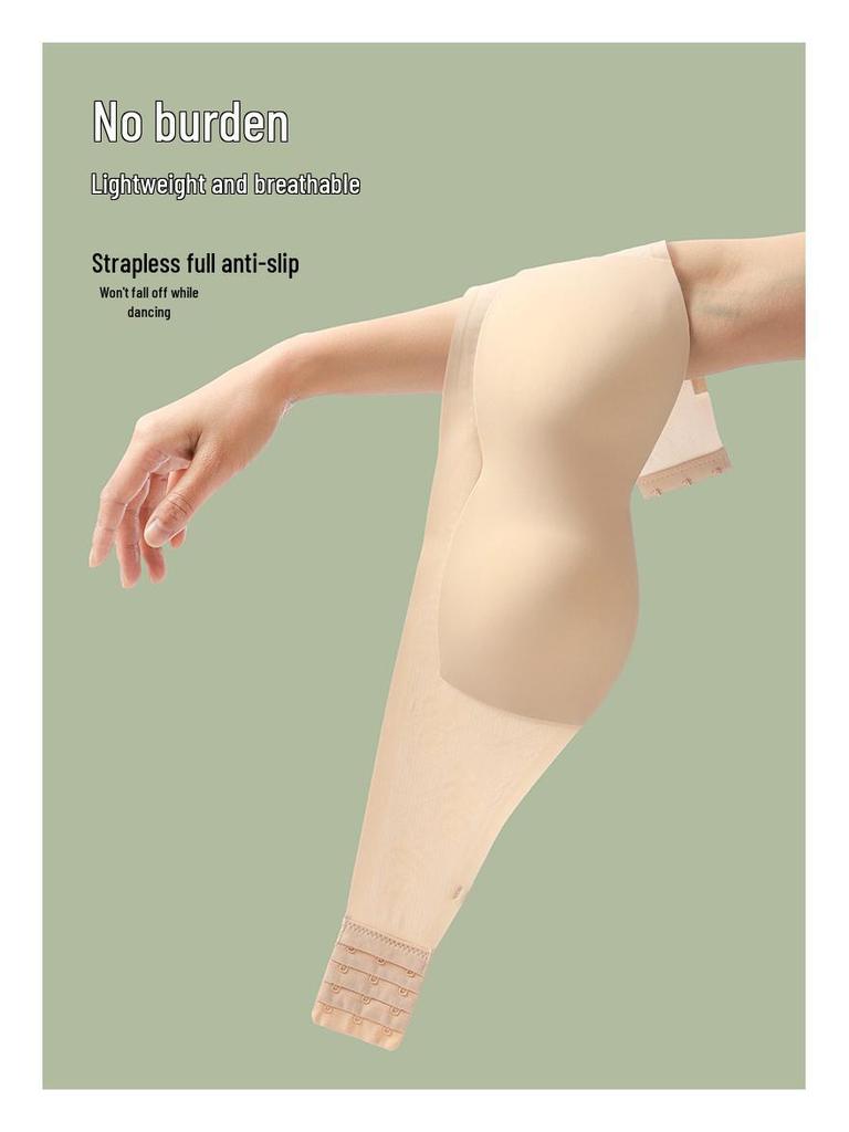 Damen trägerloser, rutschfester, nahtloser Bandeau-BH für kleine Brust - Unsichtbar, dünn und mit schönem Rückendesign