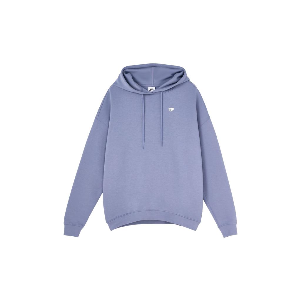 Nike Sportswear Hooded Pullover Sweatshirt Women Tops Indigo DH4091-412