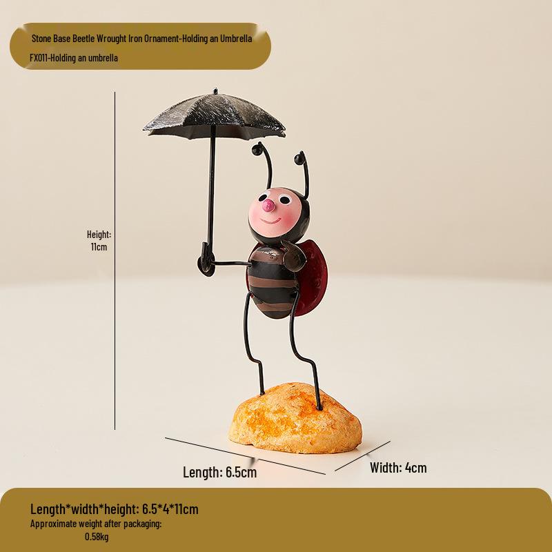 

Cute Beetle Desktop Ornament for Home or Office Decor, Gift for Kids