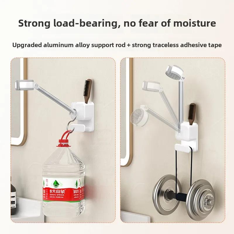 Föhnhalter, Bohrfreier Wandmontierter Föhnständer, Badezimmer Föhn Aufbewahrungsregal