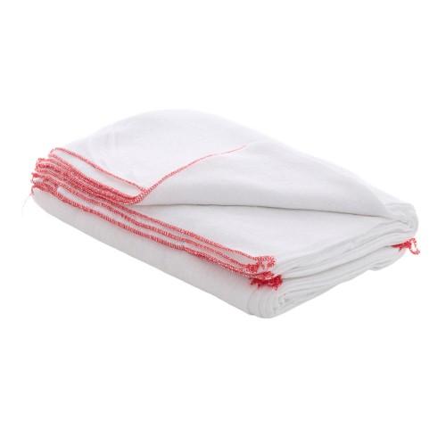 Wilsons Bleket Strikket Klut Rød Kant Stor 45 x 38cm