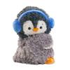 Penguin Little Adorable Plush Crossbody Bag With Open Front Children Pocket