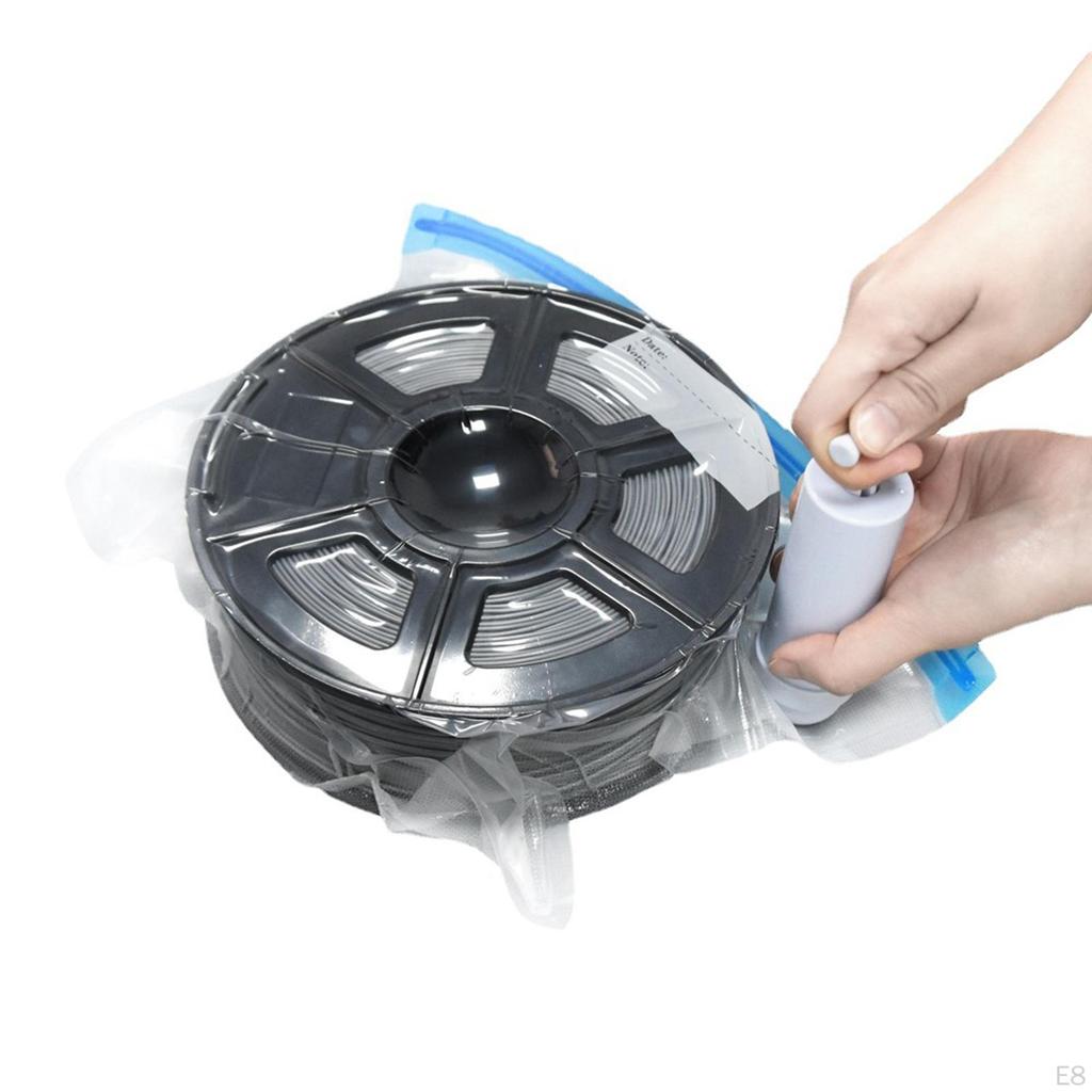 3D Printer Filament Vacuum Compression Storage Bags , with Manual Pump Sealed