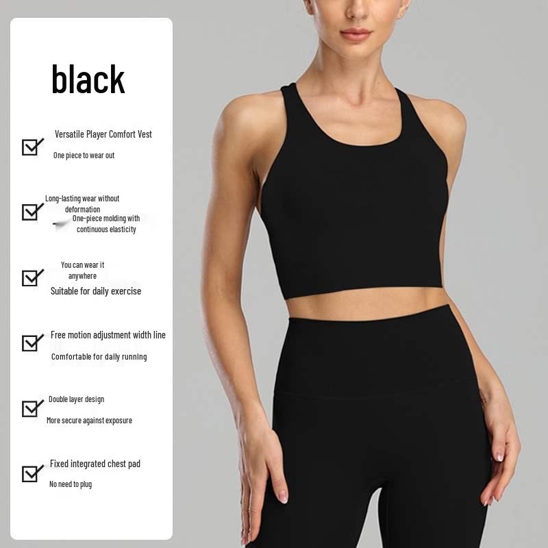 

Женский бесшовный спортивный бюстгальтер с высокой поддержкой - Ударопрочный, для йоги, бега, фитнеса XXXXL