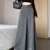 High-Waisted Women's Culottes: Spring & Autumn Wide-Leg Drape Suit Pants, Slimming & Casual.