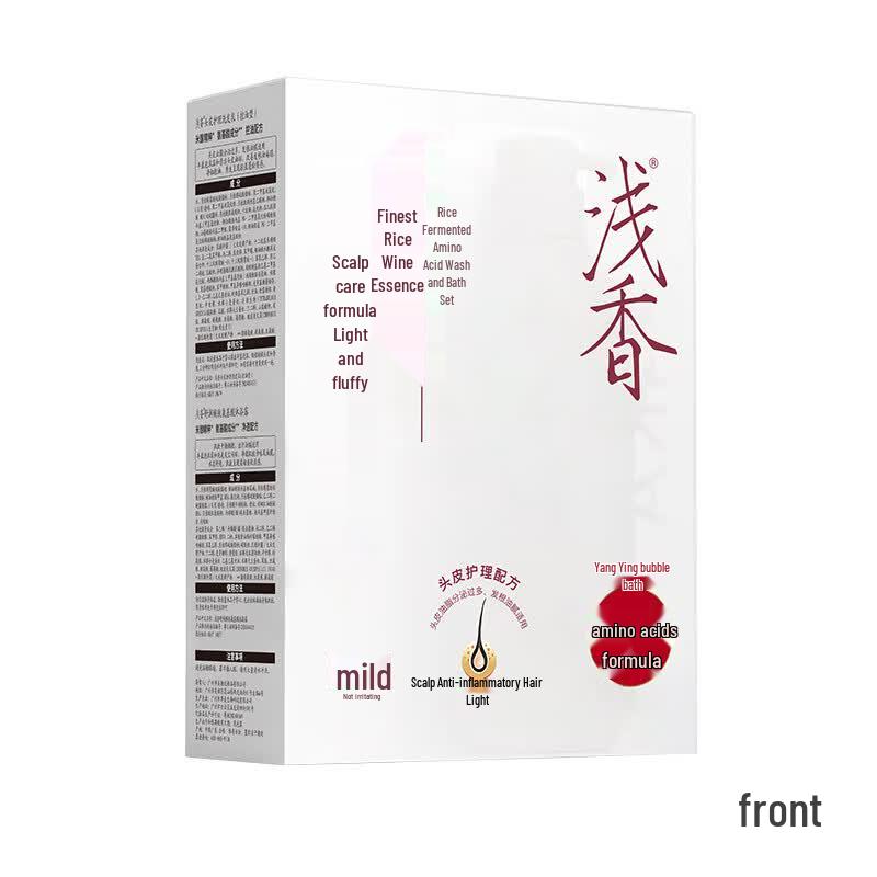 ASAKA Rice Ferment Amino Acid Volumizing Shampoo & Body Wash Set