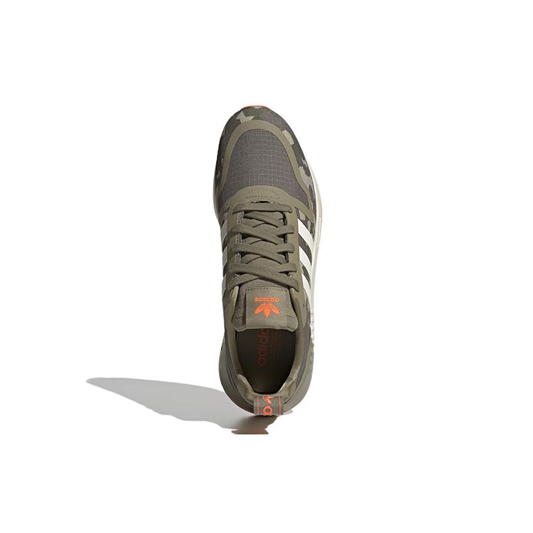 Adidas Originals Multix Comfortable Mesh Durable Low-Top Marathon Running Shoes Unisex Sneaker Linen-Green GZ3542