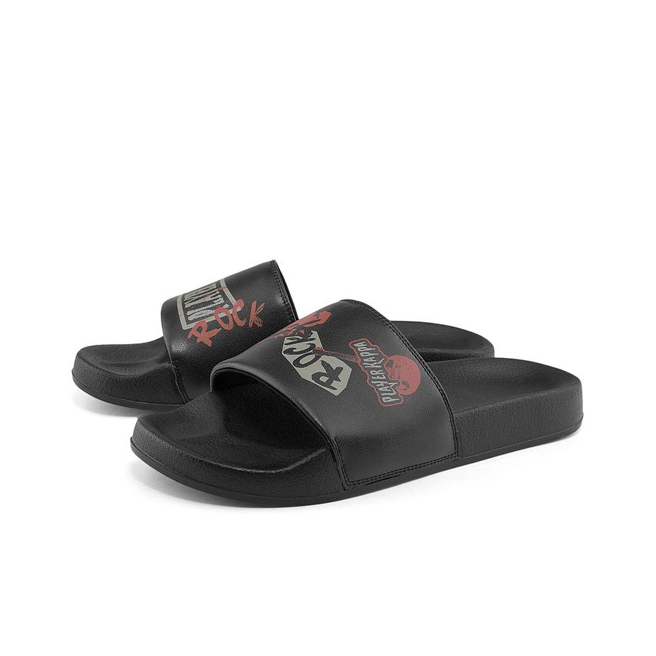 Kappa Back To Back Artist Collaboration Color Block Slide Sandals Unisex Footwear Black K0BX5LT05D-990