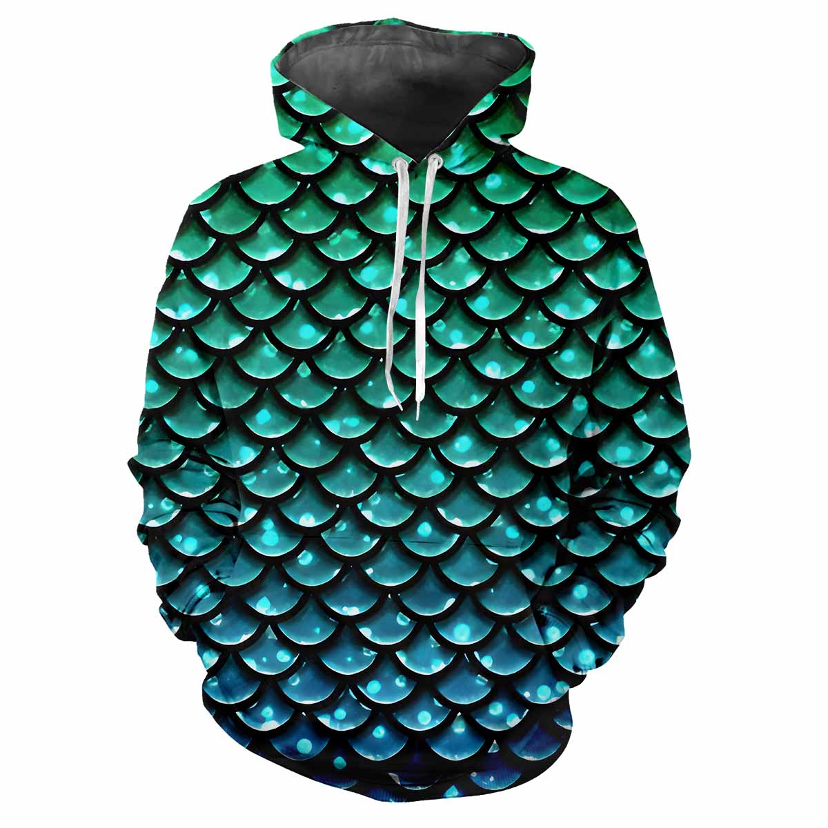 

Мужская толстовка с капюшоном в стиле хип-хоп с 3D-принтом и рыбьей чешуей на весну и осень, уличный тренд, свободный, удобный, повседневный, качественный, модный, креативный топ S