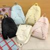 Daily Commuter Daypack Angel Wing Backpack for Women Girls, Lightweight Nylon School Bag, Large Bookbag Outdoor Travel Commute Girls