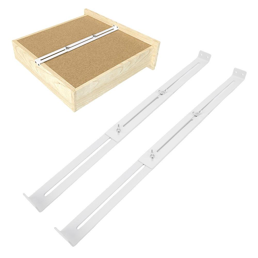 4pcs Silver Drawer Support Bracket Carbon Steel Drawer Reinforcement Bracket  Kitchen