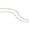Gold Layered Necklace for Women Cuban Link Paperclip Chain Toggle Clasp Necklace Jewelry