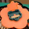 Rotating Fruit Plate Snack Tray with Lid 5/10 Compartments Plastic Divided Serving Tray for Parties Picnics Kids Safe Organizer And Snack Box