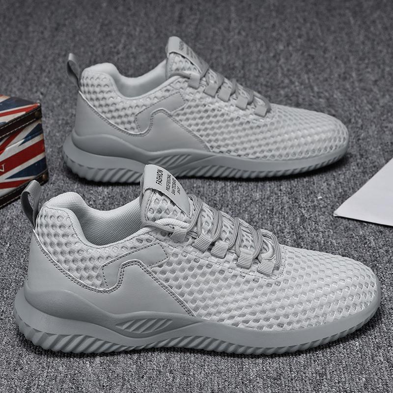 2022 Summer Breathable Men Shoes Lightweight Comfortable Sneakers Men Hollow Out Mesh Shoes Comfortable Tenis Zapatillas Hombre
