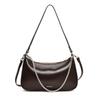 IELGY Niche High-End French Underarm Bag Chain Baguette Bag Simple Retro Shoulder Crossbody