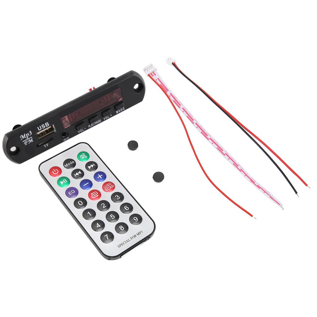MP3 Bluetooth Remote Decoding Board Hand Free Volume Adjustment Decoding Module for MP3 Player