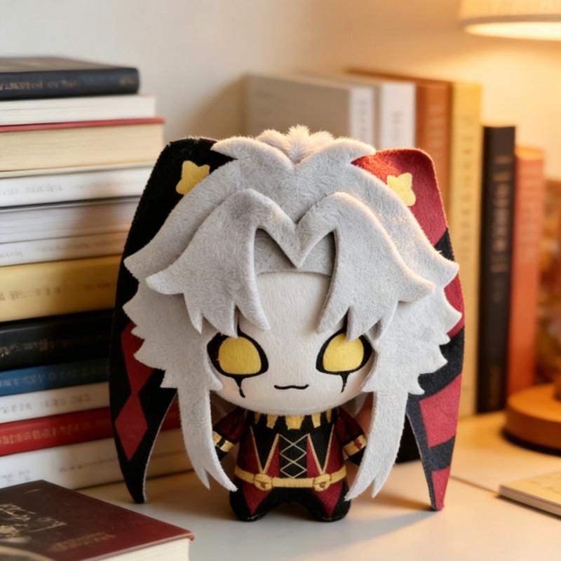 12Cm Funny Crying Style Circus Pierrot Harlequin Anime Plush Doll Stuffed Plushie Toy Soft Cute Cartoon Birthday Gift