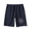 Men's Trendy Daisy Print Cotton Drawstring Shorts