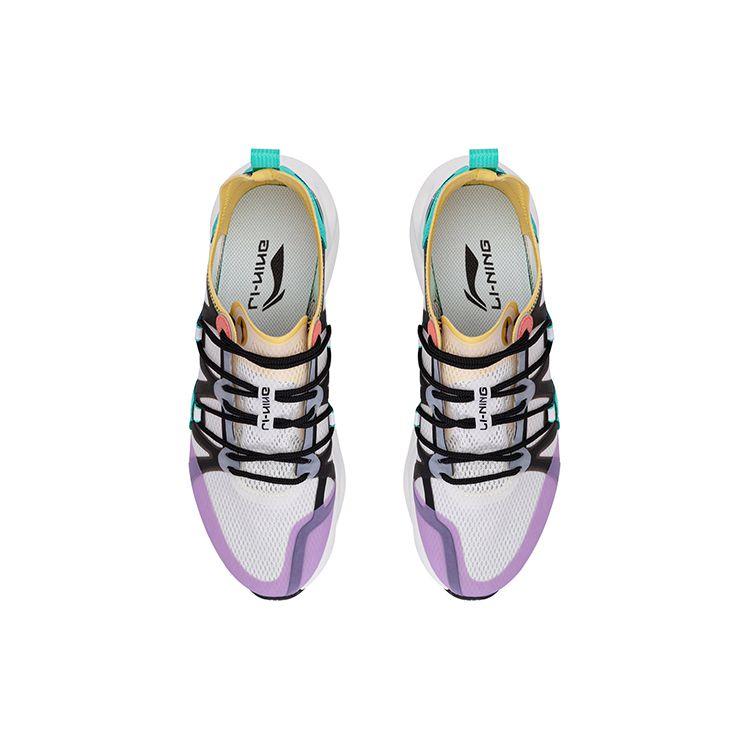 Li Ning Arc Comfortable Shock Absorption Non-Slip Wear-Resistant Breathable Lightweight Low-Top Running Shoes Women sneaker ARHQ088-4