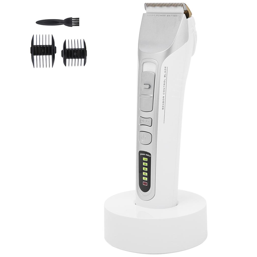 Men Electric Hair Clipper Limit Combs LCD Display Hair Trimmer Cutter