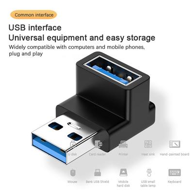 Usb-A Cep Telefonu Adaptörü Usb C - Usb A Adaptörü Dik Açı C Tipi Konnektör