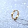 Silver Vintage Punk Women's Bohemian Simple Austrian Crystal Rhinestone Wedding Ring Jewelry Creative Ring Watch Unisex Women Girls Steel Round Ring