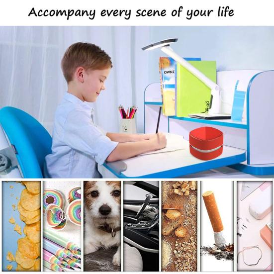 Cordless Desktop Vacuum Cleaner Strong Suction Low Noise Battery Powered Portable Handheld Wireless Dust Sweeper