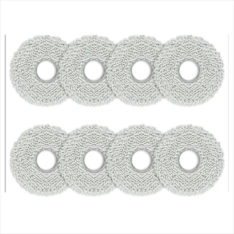 

8 штук Насадки из микрофибры для швабры Тряпки Аксессуары для пылесосов Запасная часть для робота-подметальщика Тряпки для швабры Материал из микрофибры 1