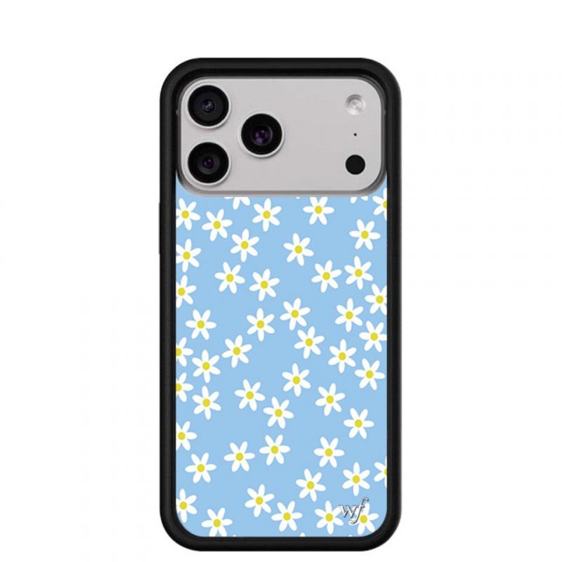 WildFlow Blue Denim iPhone 17/16 Pro Max/15 Plus Protective Case