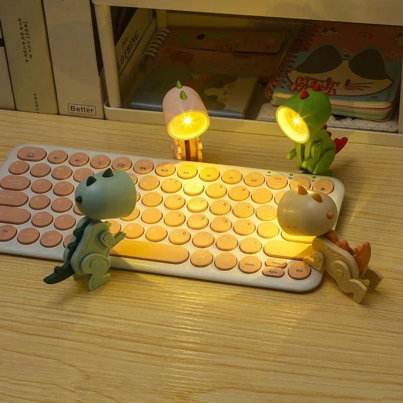 LED Nachtlicht Mini Dinosaurier Licht Ins Student Geschenk Cartoon Haustier Klapptisch Lampe Kinderzimmer Nacht Schlafzimmer Wohnzimmer Dekor