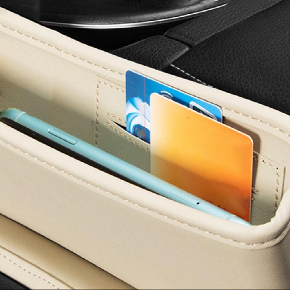 with Hole Car Seat Gap Storage Box Flexible Car Storage Organizer  Organizer Accessories