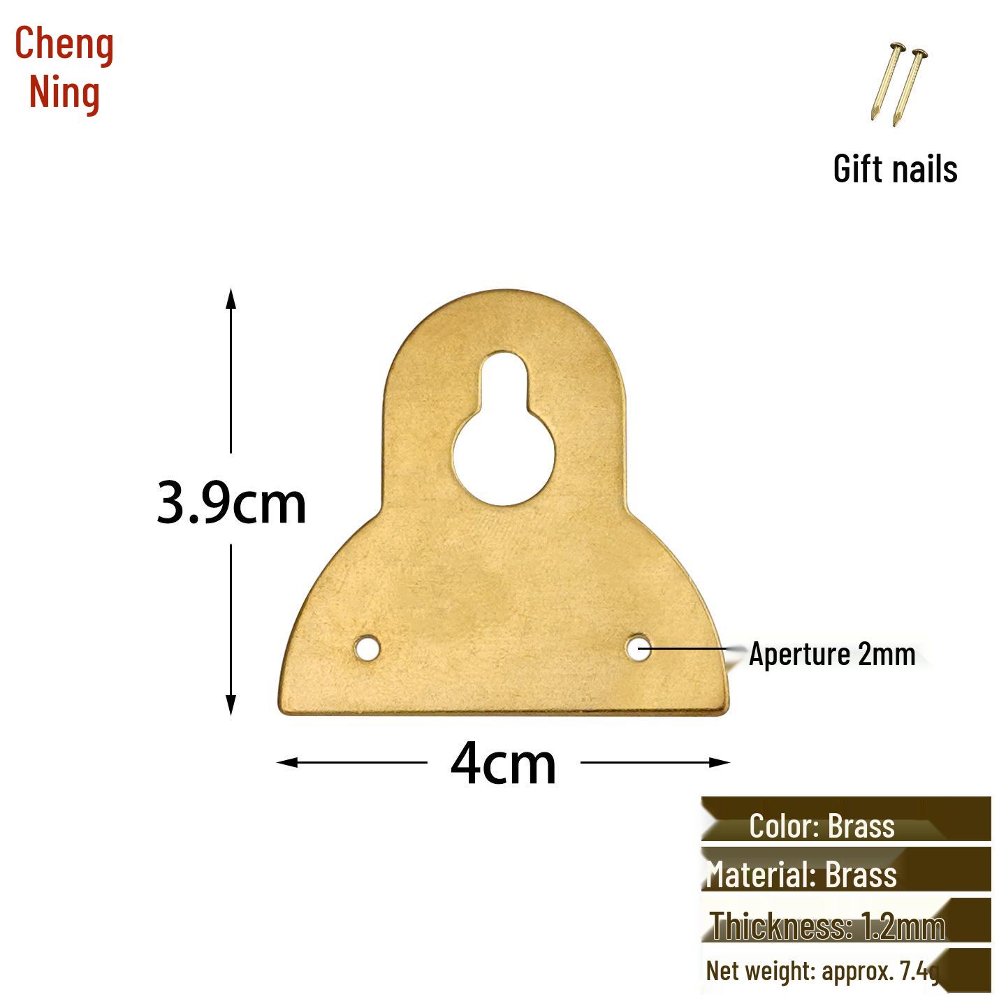 Antique Brass Copper Decorative Hook for Picture/Mirror Frames