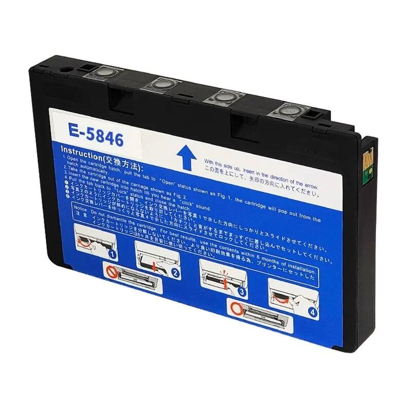 New T5846 Ink Cartridge Compatible For Epson PictureMate 200 240 260 280 290 PM 240 Show PM 225 300 Printer 5846 1set
