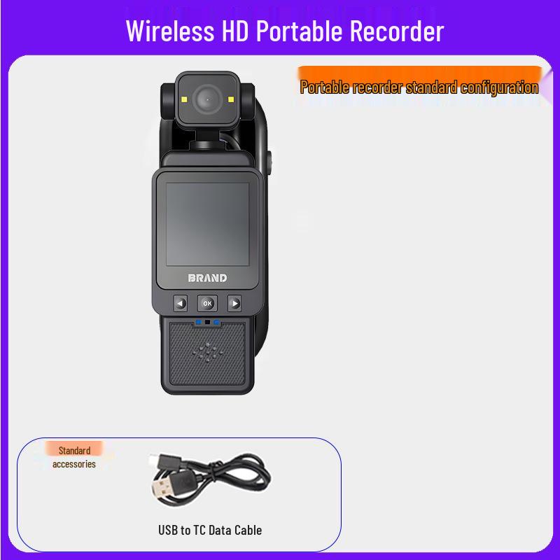 HD Infrared Pocket Camera: Action, Meeting & Law Enforcement Recorder with Screen & Back Clip
