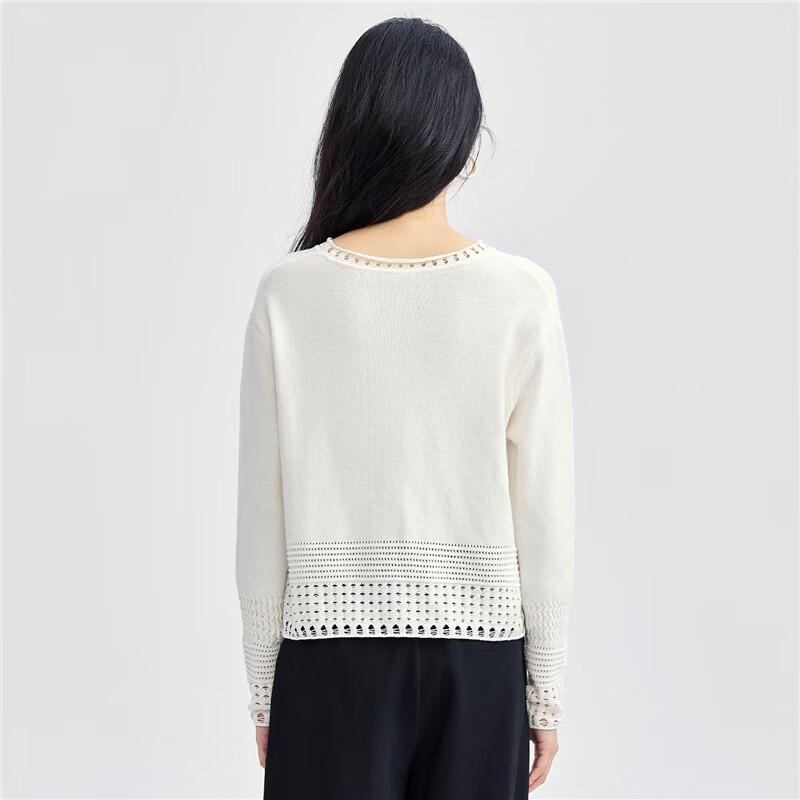 Giordano Women's Textured Loose-Fit Knit Sweater