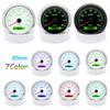 ZMFJH Auto Car 85MM GPS Speedometer Gauge with Antenna 7 Color LED Odometer Mileage 30-200KMH Speed Meter Marine Boat Waterproof