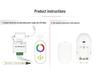 LED Controller Touch Remote: Full Color Dimmer for Ambient Light